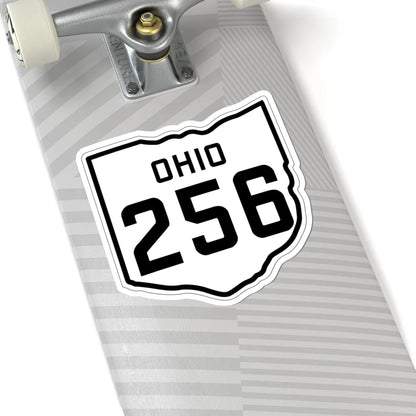 OH-256 1927 (Ohio) (Road Sign) STICKER Vinyl Kiss-Cut Decal - The Sticker Space