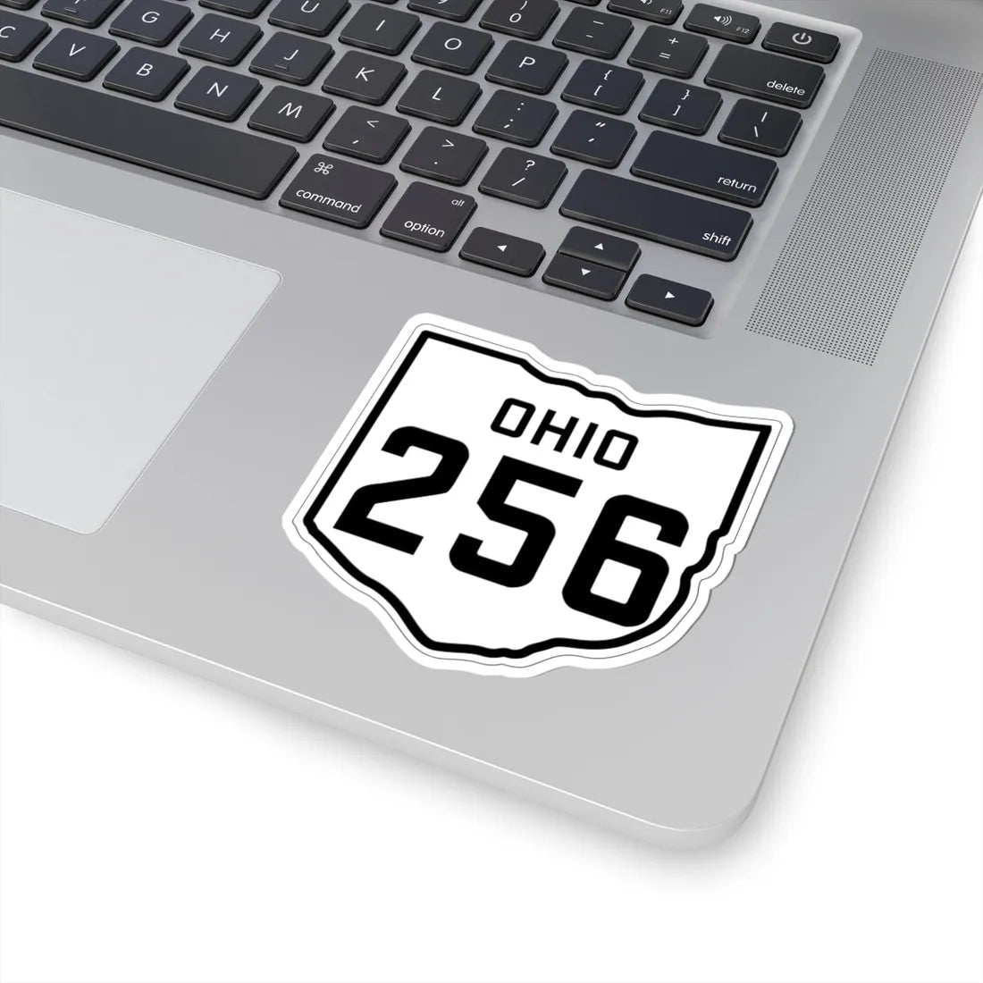 OH-256 1927 (Ohio) (Road Sign) STICKER Vinyl Kiss-Cut Decal - The Sticker Space