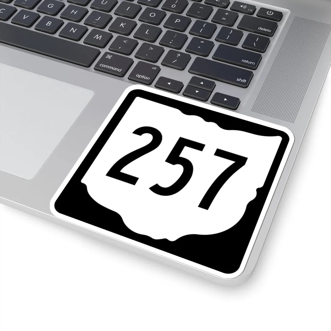 OH-257 1967 (Ohio) (Road Sign) STICKER Vinyl Kiss-Cut Decal - The Sticker Space