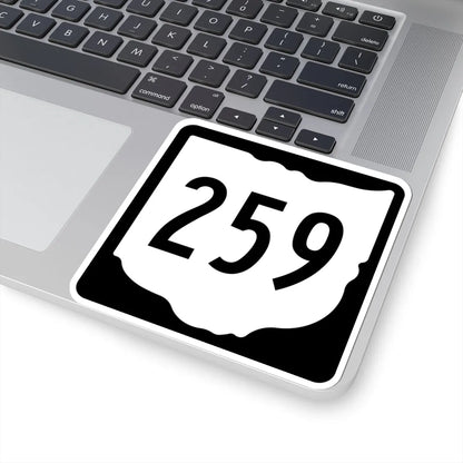 OH-259 1967 (Ohio) (Road Sign) STICKER Vinyl Kiss-Cut Decal - The Sticker Space