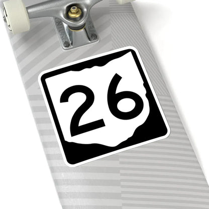 OH-26 (Ohio) (Road Sign) STICKER Vinyl Kiss-Cut Decal - The Sticker Space