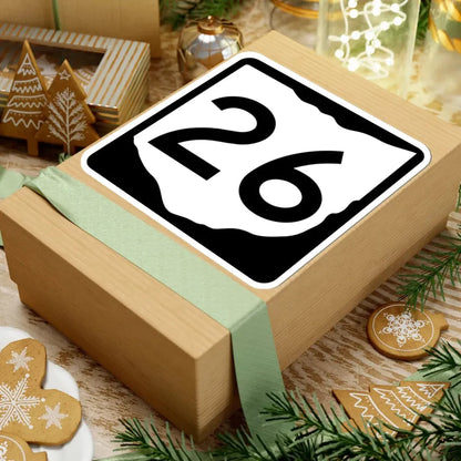 OH-26 (Ohio) (Road Sign) STICKER Vinyl Kiss-Cut Decal - The Sticker Space