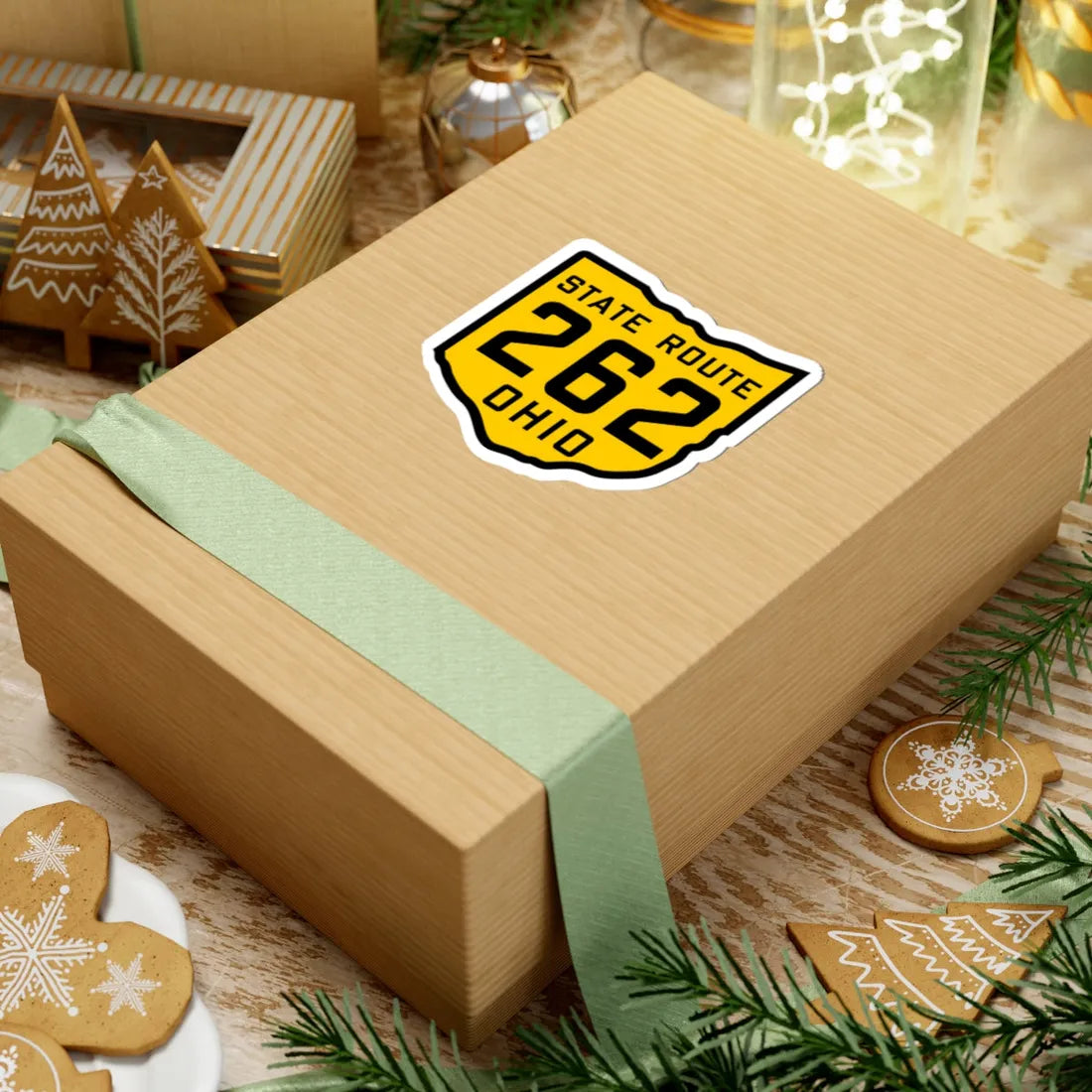 OH-262 1920 (Ohio) (Road Sign) STICKER Vinyl Kiss-Cut Decal - The Sticker Space