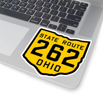 OH-262 1920 (Ohio) (Road Sign) STICKER Vinyl Kiss-Cut Decal - The Sticker Space