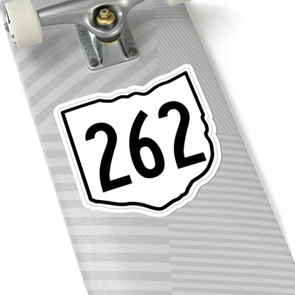 OH-262 1960 (Ohio) (Road Sign) STICKER Vinyl Kiss-Cut Decal - The Sticker Space