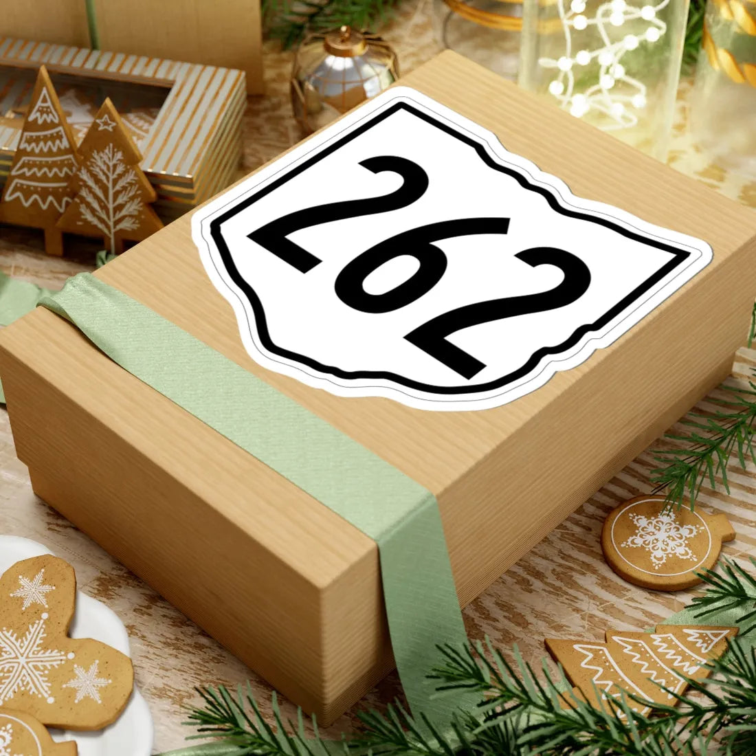 OH-262 1960 (Ohio) (Road Sign) STICKER Vinyl Kiss-Cut Decal - The Sticker Space