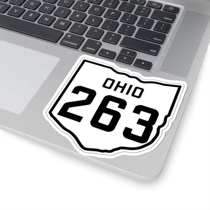 OH-263 1927 (Ohio) (Road Sign) STICKER Vinyl Kiss-Cut Decal - The Sticker Space
