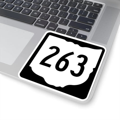OH-263 1967 (Ohio) (Road Sign) STICKER Vinyl Kiss-Cut Decal - The Sticker Space