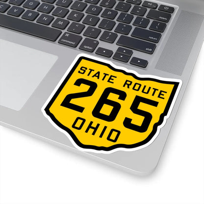 OH-265 1920 (Ohio) (Road Sign) STICKER Vinyl Kiss-Cut Decal - The Sticker Space