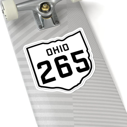 OH-265 1927 (Ohio) (Road Sign) STICKER Vinyl Kiss-Cut Decal - The Sticker Space