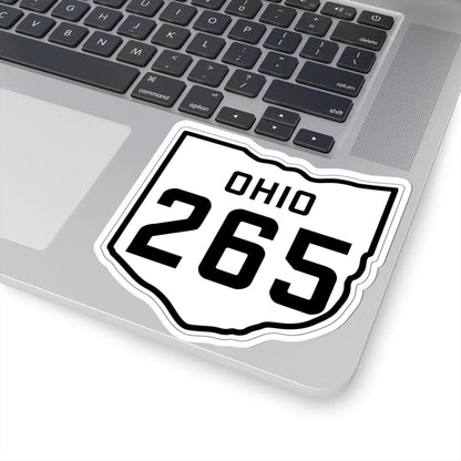 OH-265 1927 (Ohio) (Road Sign) STICKER Vinyl Kiss-Cut Decal - The Sticker Space