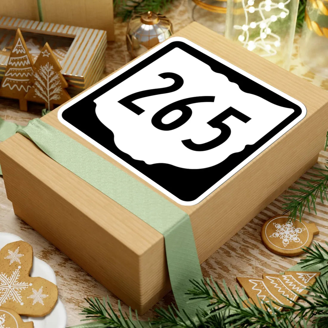 OH-265 1967 (Ohio) (Road Sign) STICKER Vinyl Kiss-Cut Decal - The Sticker Space