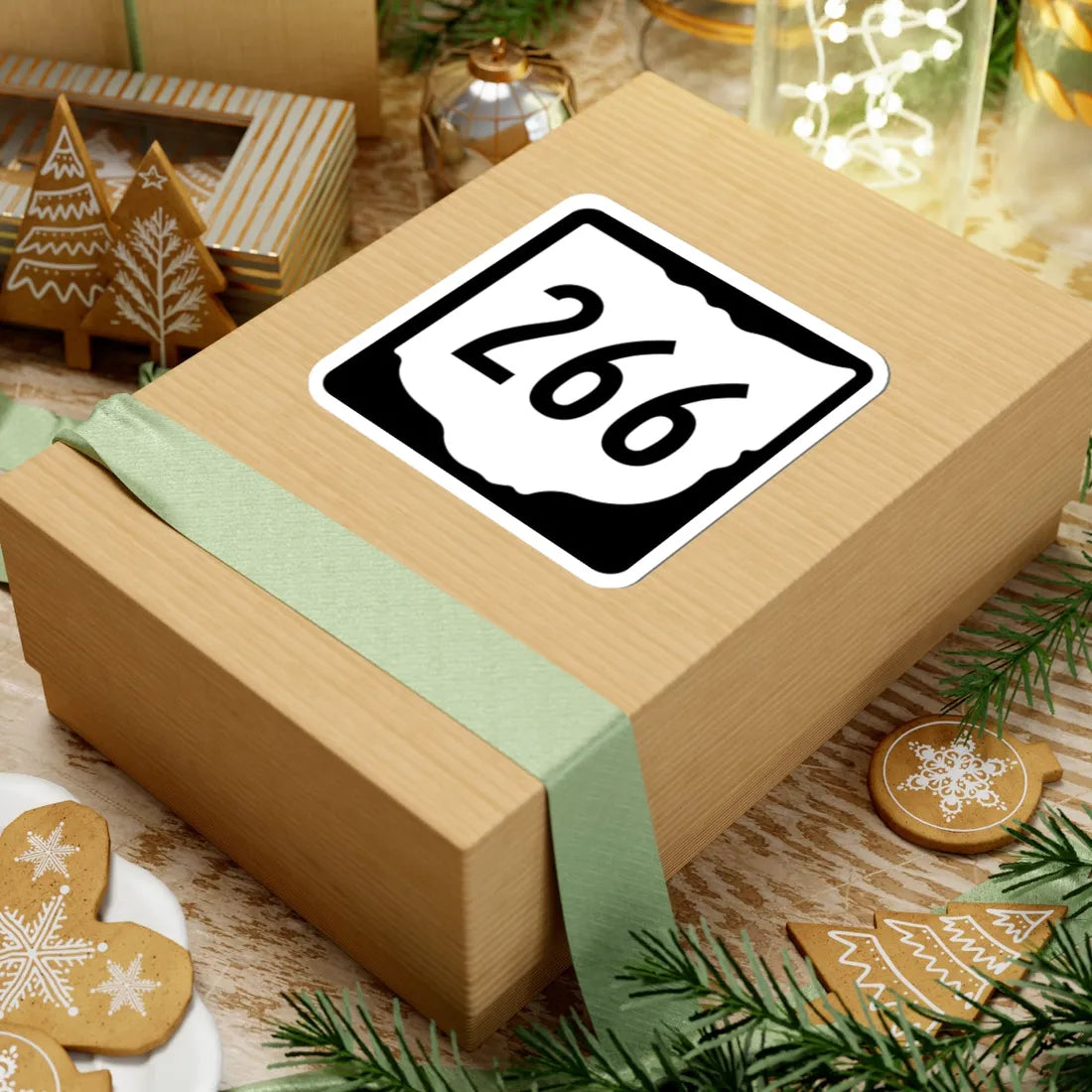 OH-266 1967 (Ohio) (Road Sign) STICKER Vinyl Kiss-Cut Decal - The Sticker Space