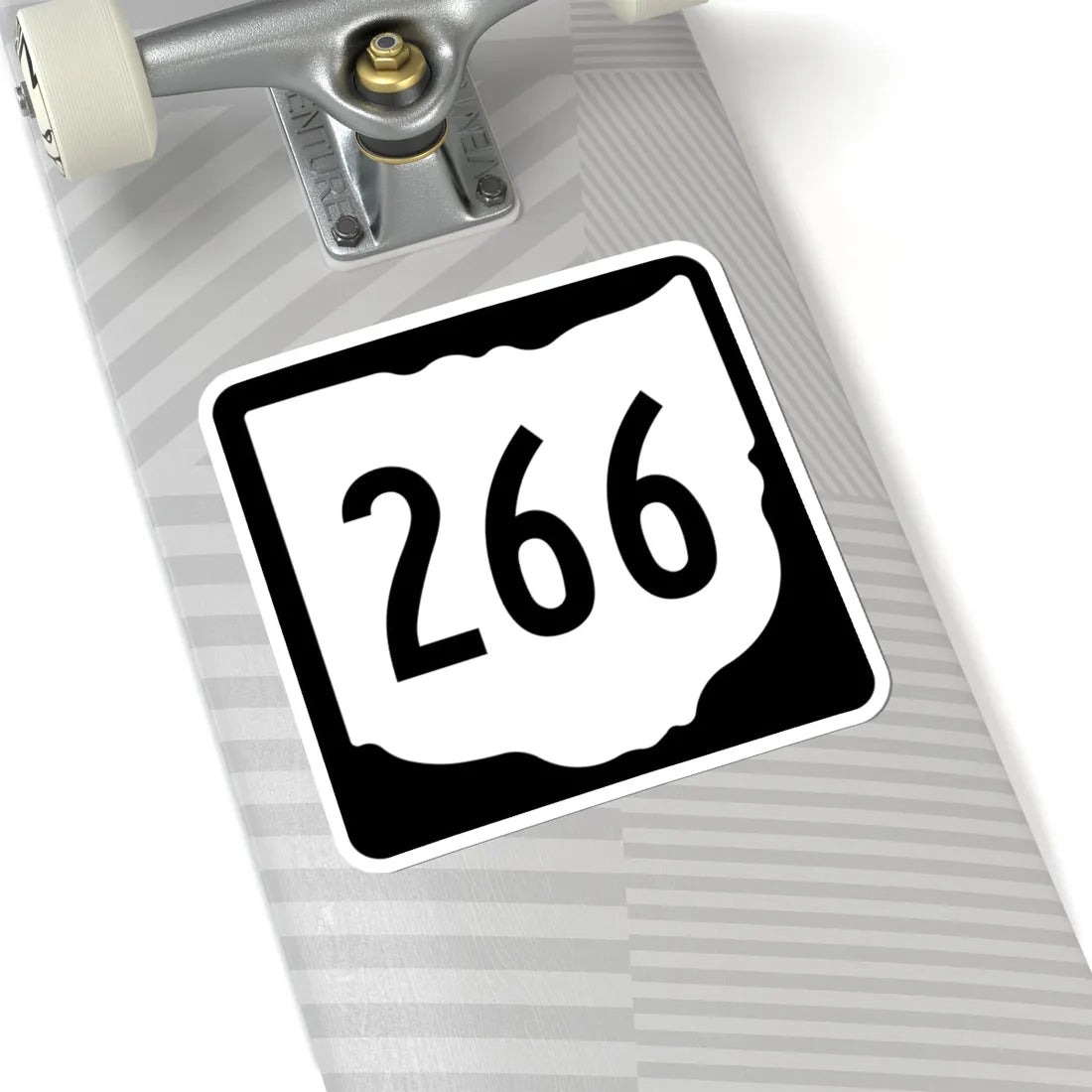 OH-266 1967 (Ohio) (Road Sign) STICKER Vinyl Kiss-Cut Decal - The Sticker Space