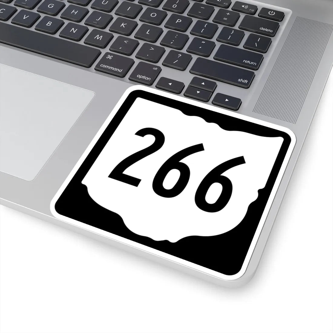 OH-266 1967 (Ohio) (Road Sign) STICKER Vinyl Kiss-Cut Decal - The Sticker Space