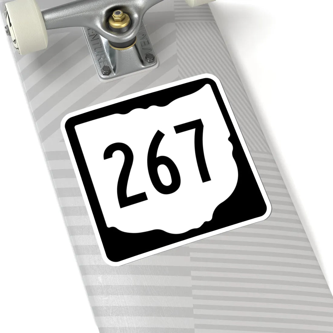OH-267 1967 (Ohio) (Road Sign) STICKER Vinyl Kiss-Cut Decal - The Sticker Space