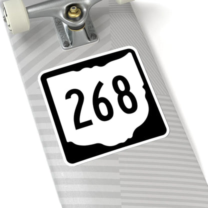 OH-268 1967 (Ohio) (Road Sign) STICKER Vinyl Kiss-Cut Decal - The Sticker Space