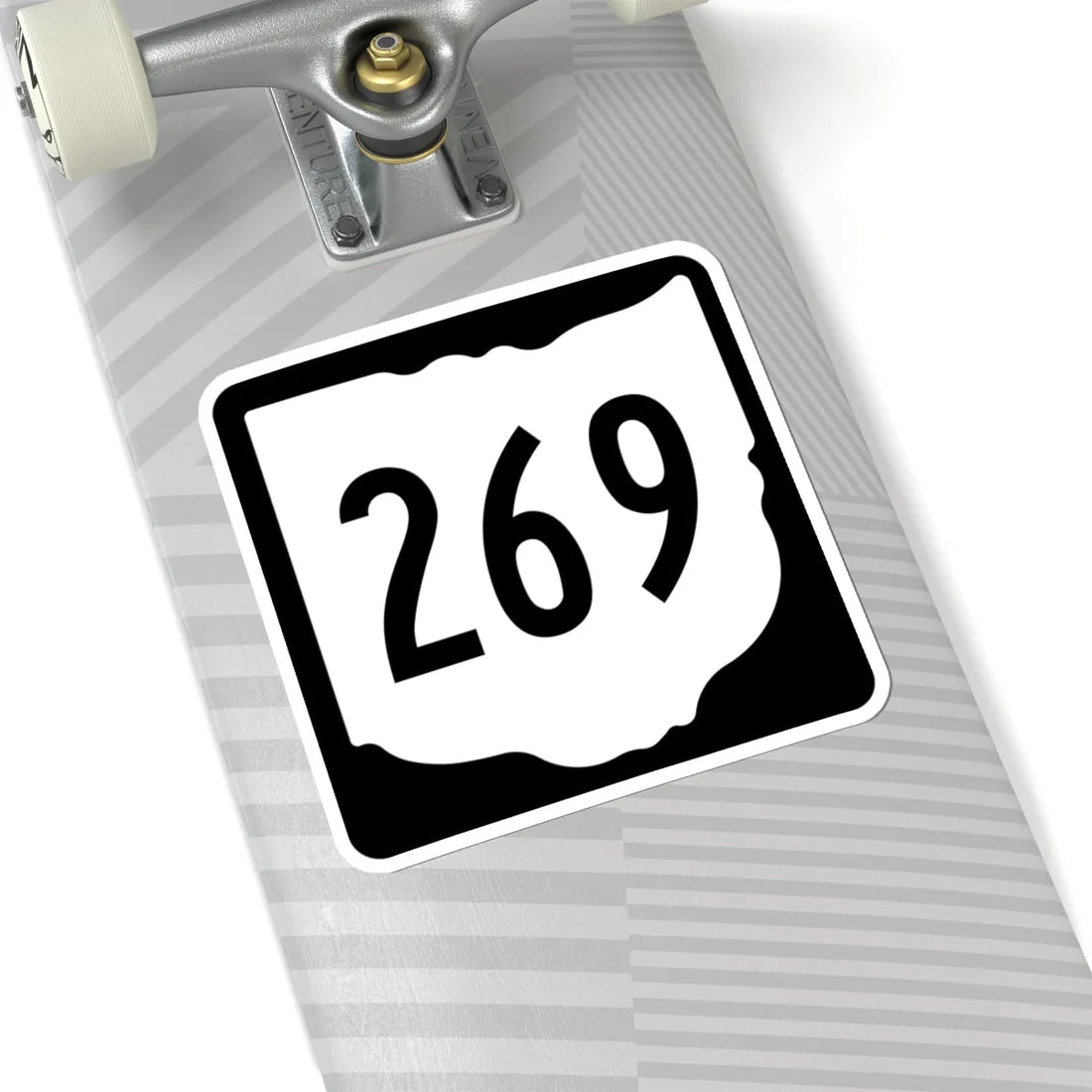 OH-269 1967 (Ohio) (Road Sign) STICKER Vinyl Kiss-Cut Decal - The Sticker Space