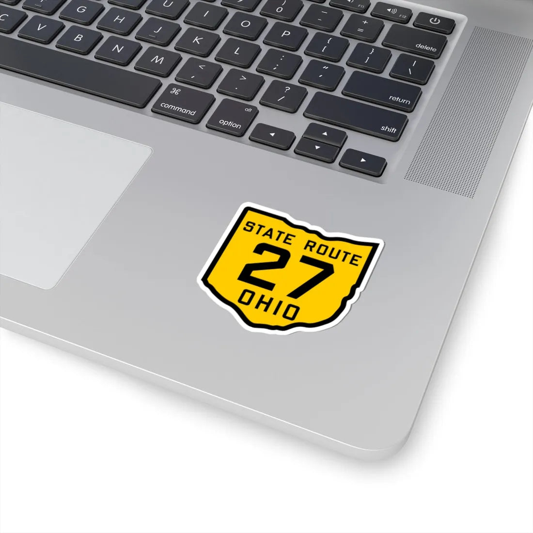 OH-27 1920 (Ohio) (Road Sign) STICKER Vinyl Kiss-Cut Decal - The Sticker Space