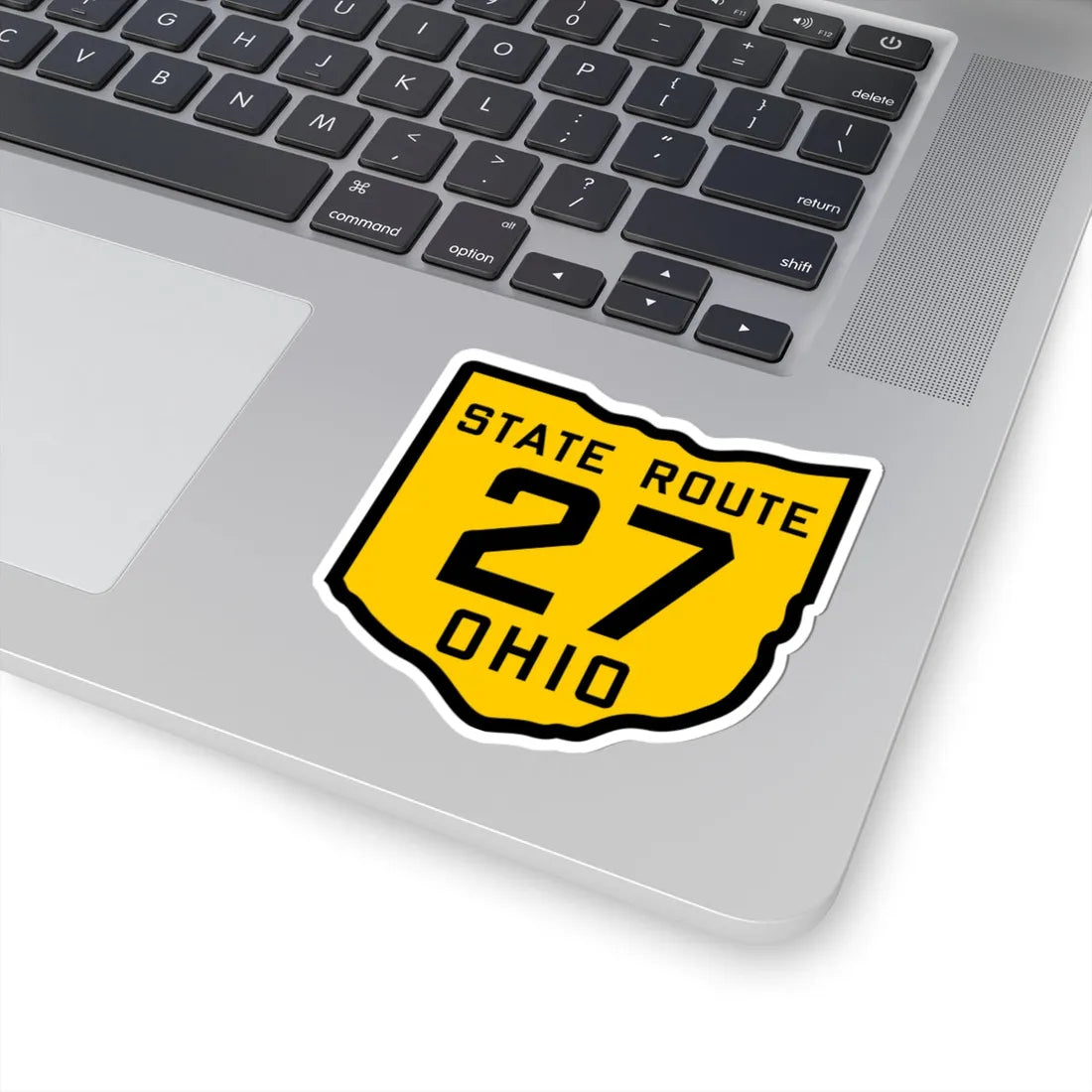 OH-27 1920 (Ohio) (Road Sign) STICKER Vinyl Kiss-Cut Decal - The Sticker Space