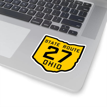 OH-27 1920 (Ohio) (Road Sign) STICKER Vinyl Kiss-Cut Decal - The Sticker Space