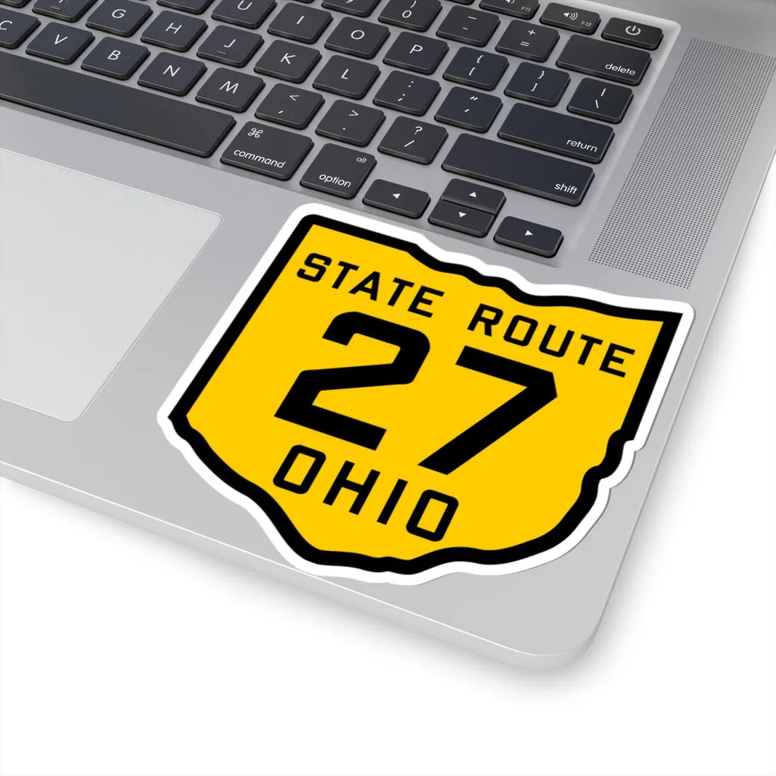 OH-27 1920 (Ohio) (Road Sign) STICKER Vinyl Kiss-Cut Decal - The Sticker Space