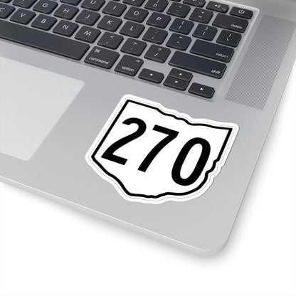 OH-270 1960 (Ohio) (Road Sign) STICKER Vinyl Kiss-Cut Decal - The Sticker Space