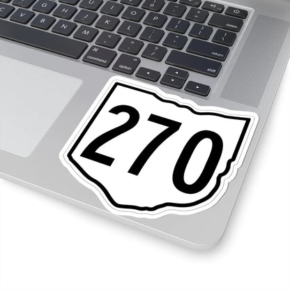 OH-270 1960 (Ohio) (Road Sign) STICKER Vinyl Kiss-Cut Decal - The Sticker Space