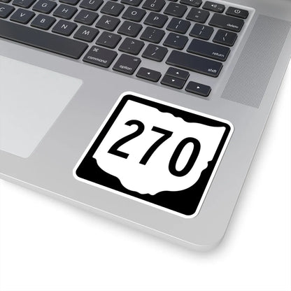 OH-270 1967 (Ohio) (Road Sign) STICKER Vinyl Kiss-Cut Decal - The Sticker Space