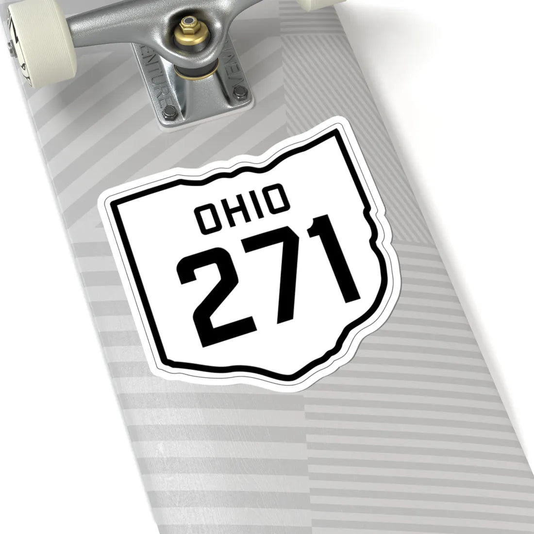 OH-271 1927 (Ohio) (Road Sign) STICKER Vinyl Kiss-Cut Decal - The Sticker Space