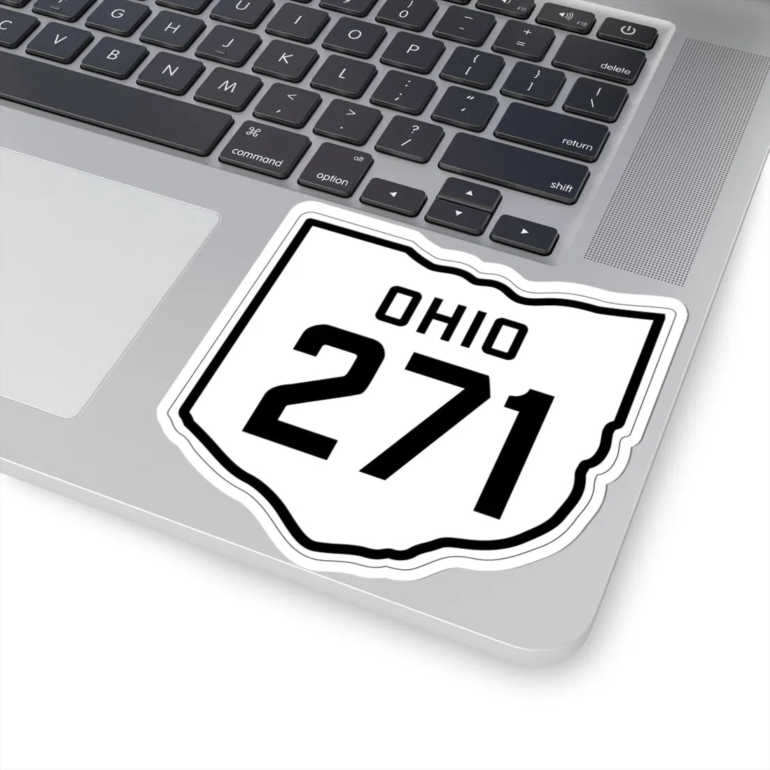 OH-271 1927 (Ohio) (Road Sign) STICKER Vinyl Kiss-Cut Decal - The Sticker Space