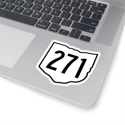 OH-271 1960 (Ohio) (Road Sign) STICKER Vinyl Kiss-Cut Decal - The Sticker Space