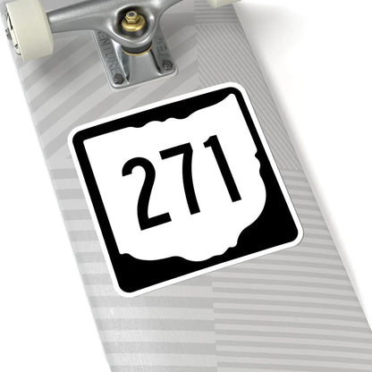 OH-271 1967 (Ohio) (Road Sign) STICKER Vinyl Kiss-Cut Decal - The Sticker Space