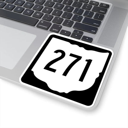 OH-271 1967 (Ohio) (Road Sign) STICKER Vinyl Kiss-Cut Decal - The Sticker Space