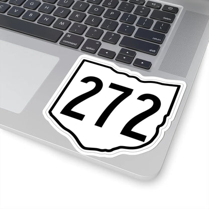 OH-272 1960 (Ohio) (Road Sign) STICKER Vinyl Kiss-Cut Decal - The Sticker Space