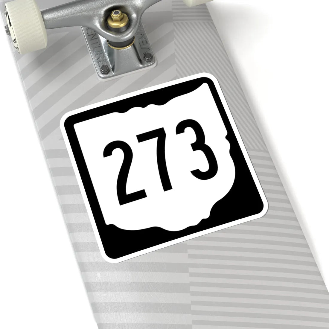 OH-273 1967 (Ohio) (Road Sign) STICKER Vinyl Kiss-Cut Decal - The Sticker Space