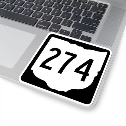 OH-274 1967 (Ohio) (Road Sign) STICKER Vinyl Kiss-Cut Decal - The Sticker Space