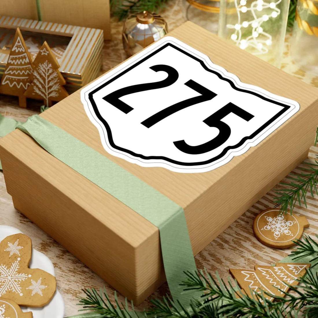 OH-275 1960 (Ohio) (Road Sign) STICKER Vinyl Kiss-Cut Decal - The Sticker Space