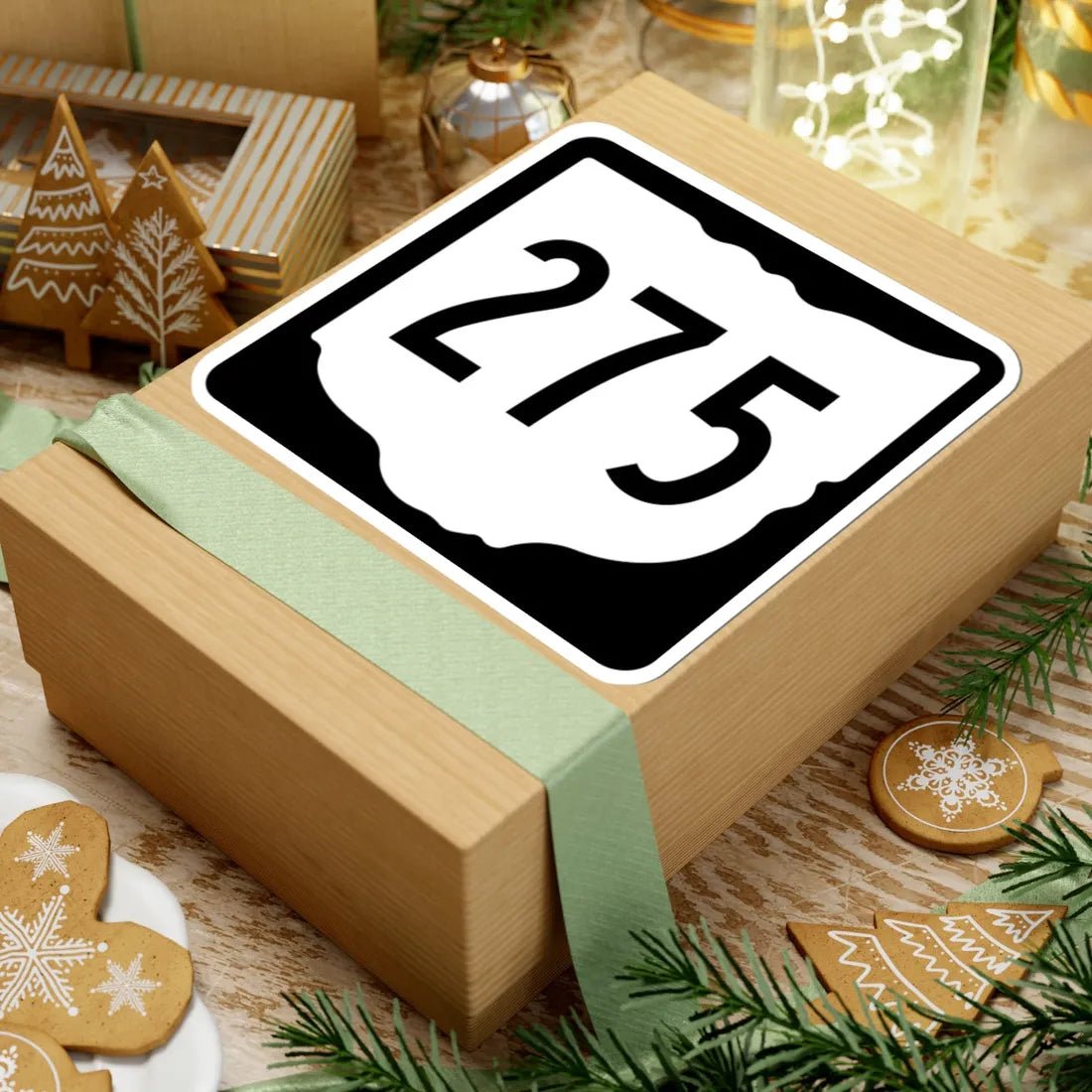 OH-275 1967 (Ohio) (Road Sign) STICKER Vinyl Kiss-Cut Decal - The Sticker Space