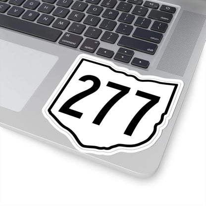 OH-277 1960 (Ohio) (Road Sign) STICKER Vinyl Kiss-Cut Decal - The Sticker Space