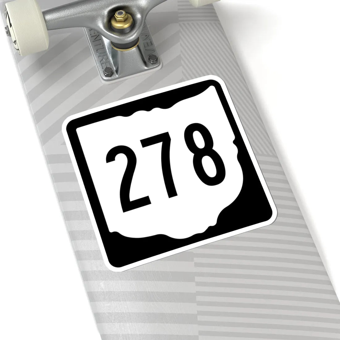 OH-278 1967 (Ohio) (Road Sign) STICKER Vinyl Kiss-Cut Decal - The Sticker Space