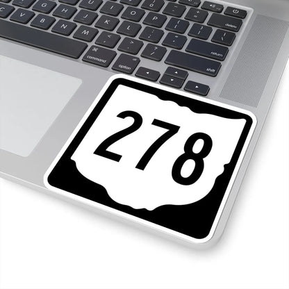 OH-278 1967 (Ohio) (Road Sign) STICKER Vinyl Kiss-Cut Decal - The Sticker Space