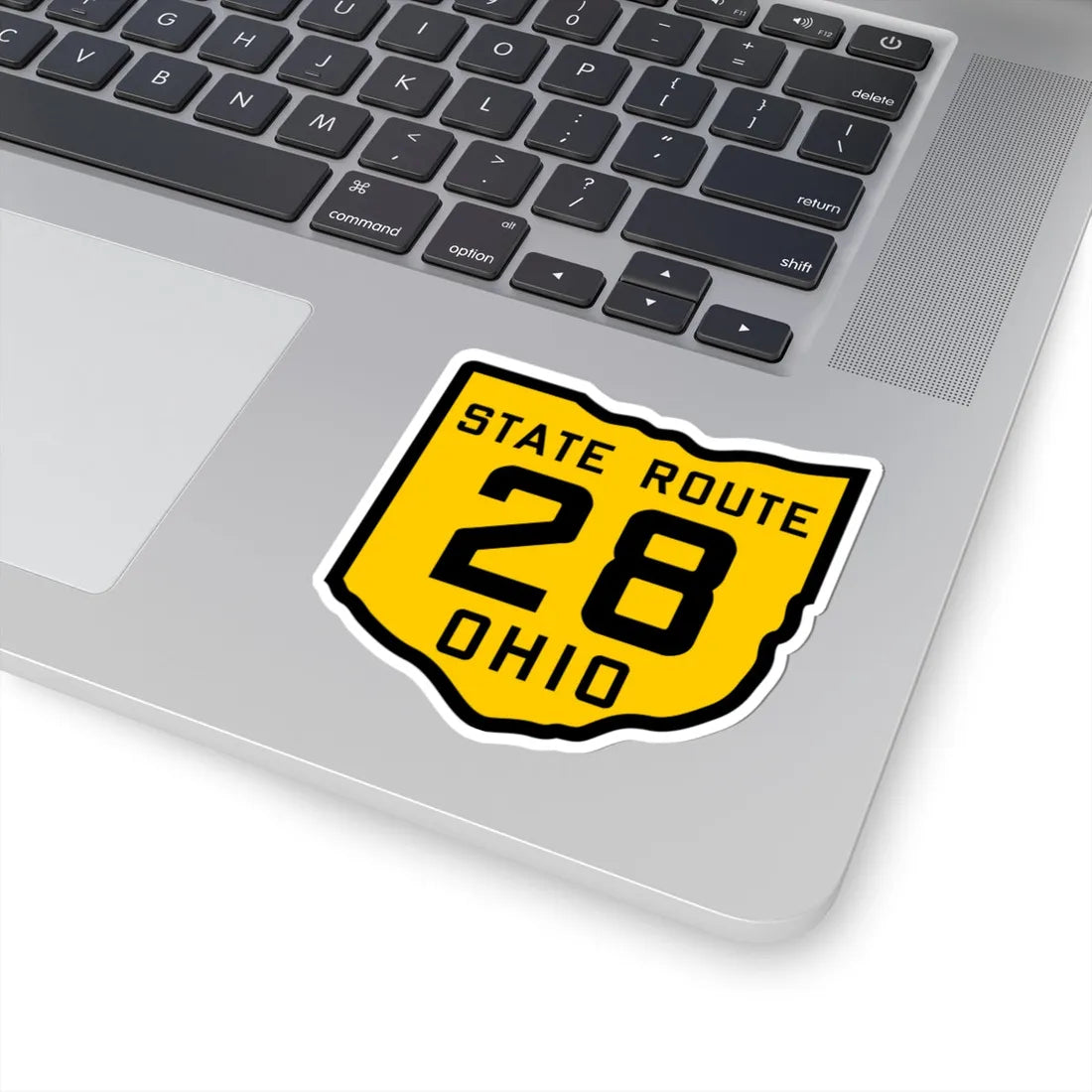 OH-28 1920 (Ohio) (Road Sign) STICKER Vinyl Kiss-Cut Decal - The Sticker Space