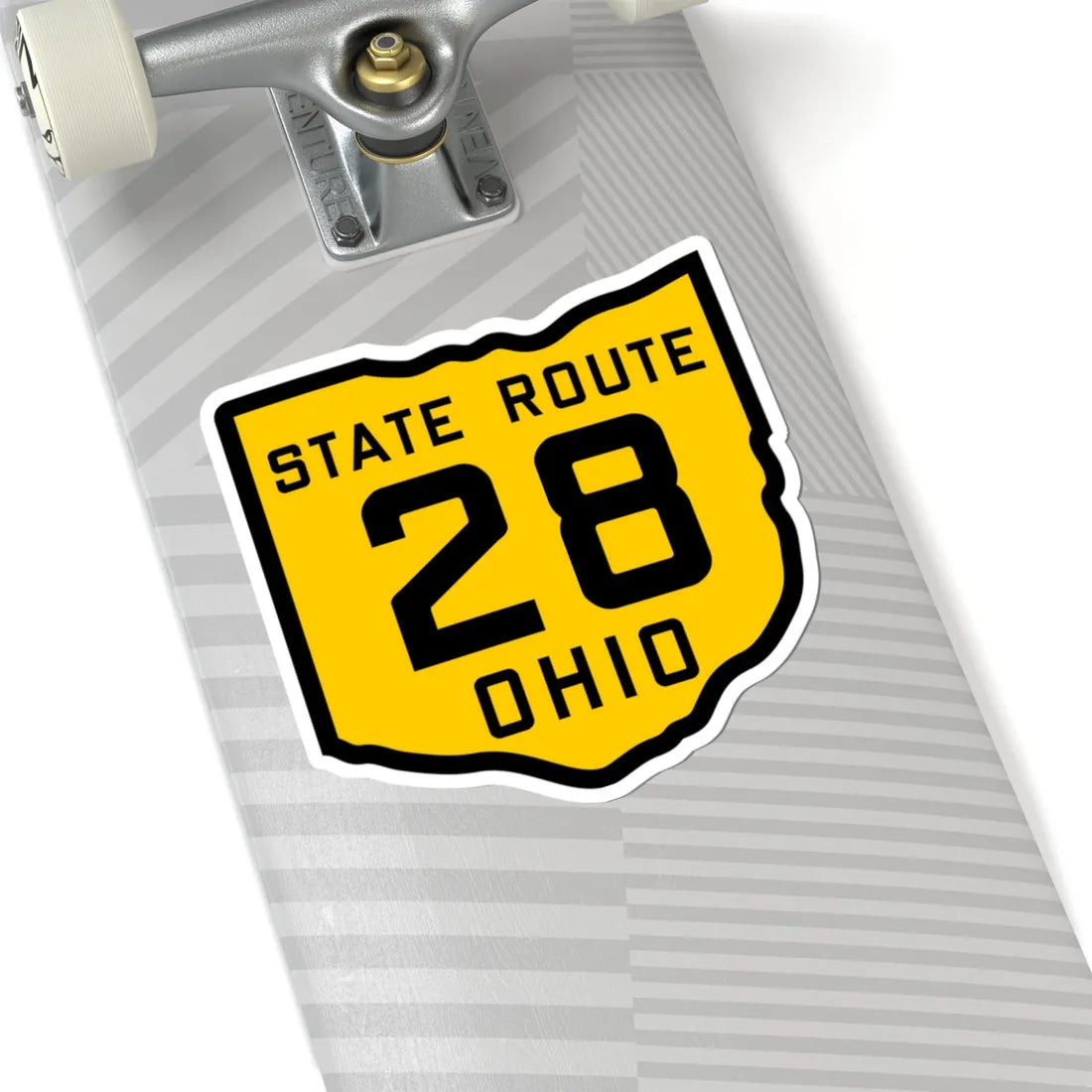 OH-28 1920 (Ohio) (Road Sign) STICKER Vinyl Kiss-Cut Decal - The Sticker Space