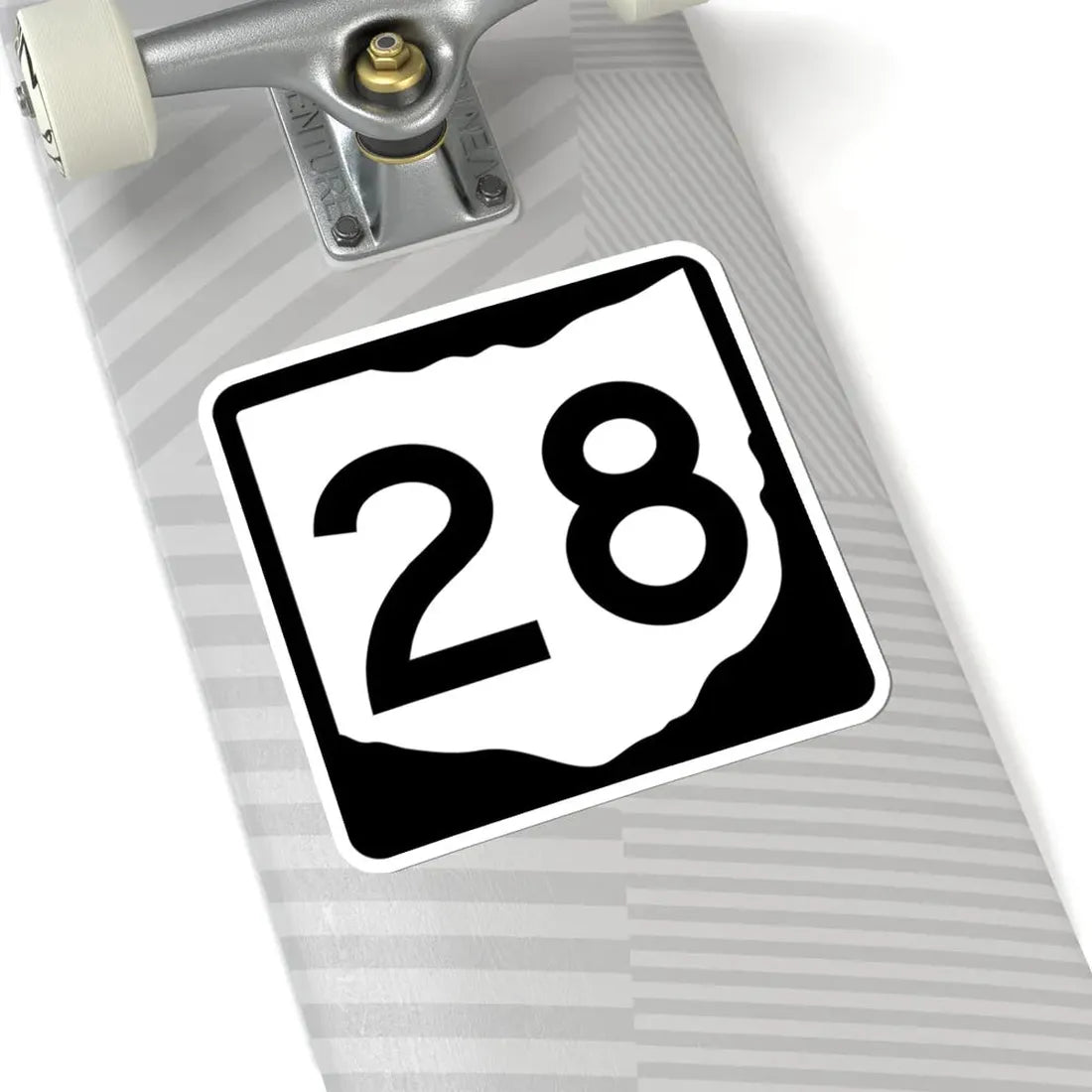 OH-28 (Ohio) (Road Sign) STICKER Vinyl Kiss-Cut Decal - The Sticker Space