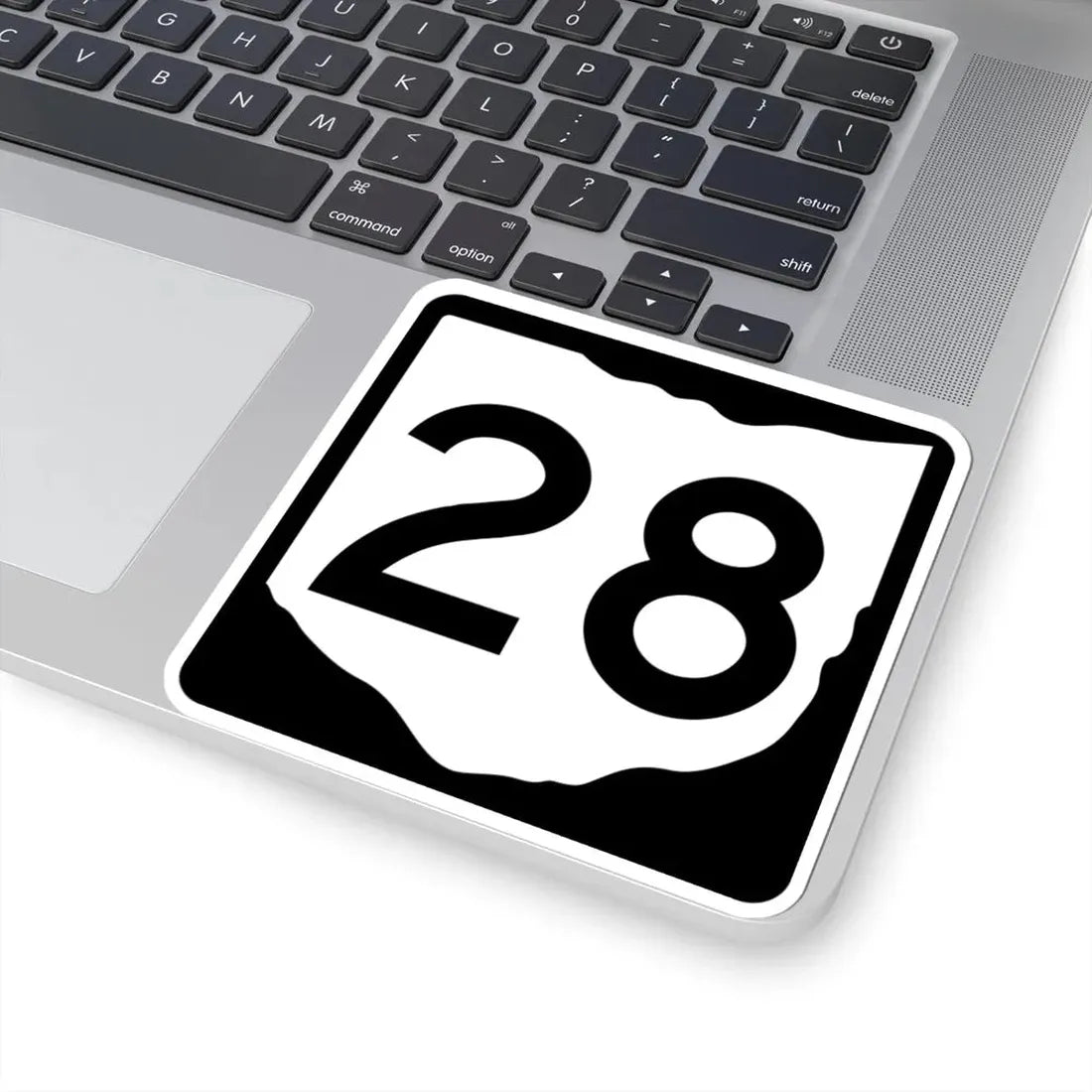 OH-28 (Ohio) (Road Sign) STICKER Vinyl Kiss-Cut Decal - The Sticker Space