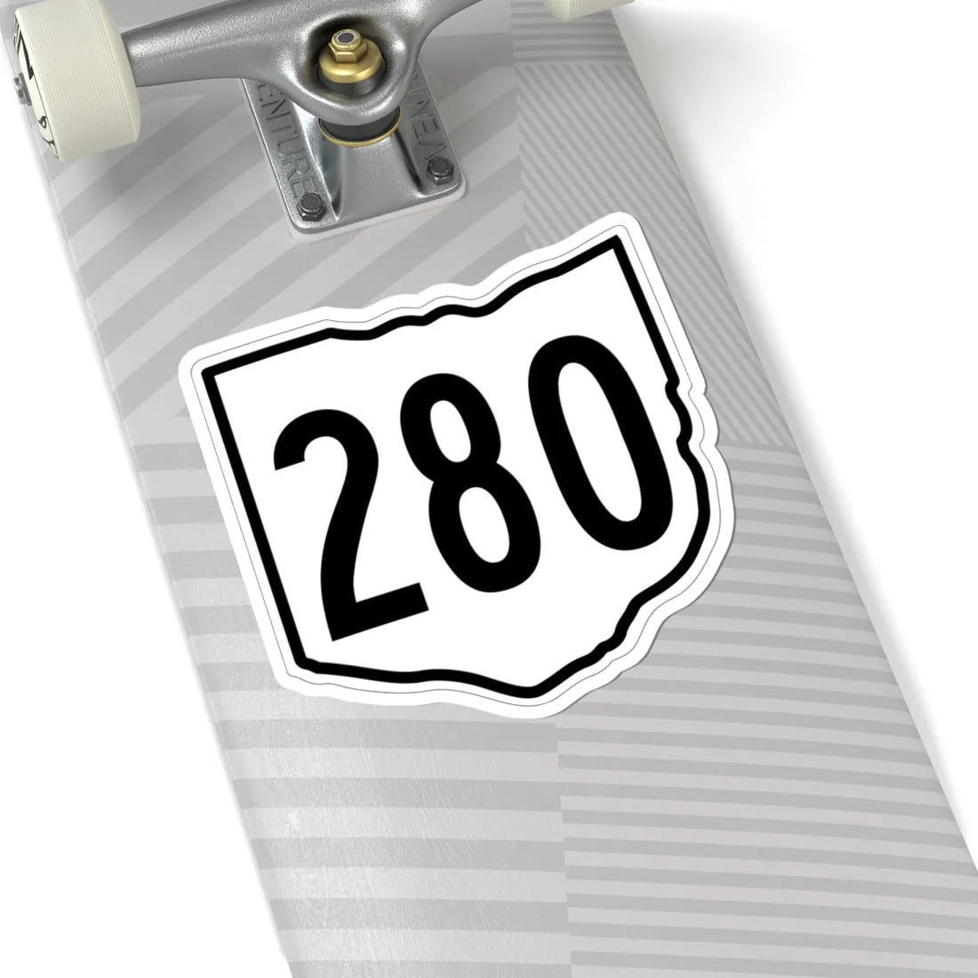 OH-280 1960 (Ohio) (Road Sign) STICKER Vinyl Kiss-Cut Decal - The Sticker Space