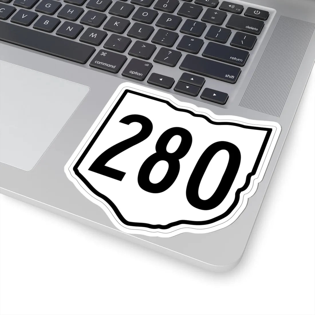 OH-280 1960 (Ohio) (Road Sign) STICKER Vinyl Kiss-Cut Decal - The Sticker Space