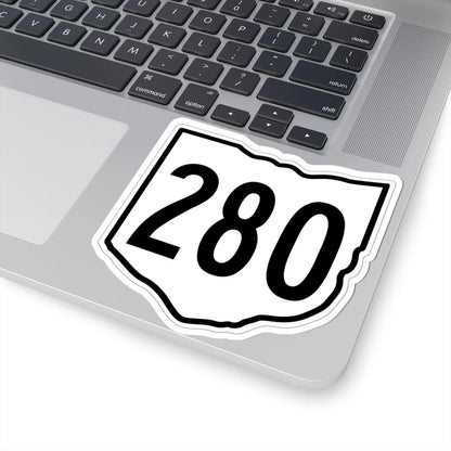 OH-280 1960 (Ohio) (Road Sign) STICKER Vinyl Kiss-Cut Decal - The Sticker Space