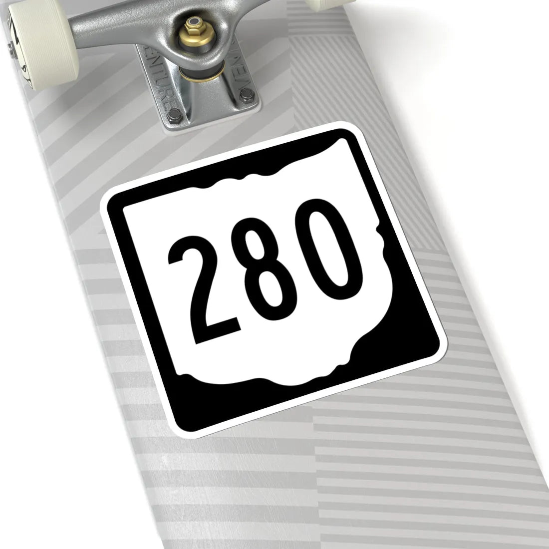 OH-280 1967 (Ohio) (Road Sign) STICKER Vinyl Kiss-Cut Decal - The Sticker Space